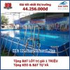 Bể Bơi Trường Học Cỡ Lớn KT dài 12.6×9.6×1.2